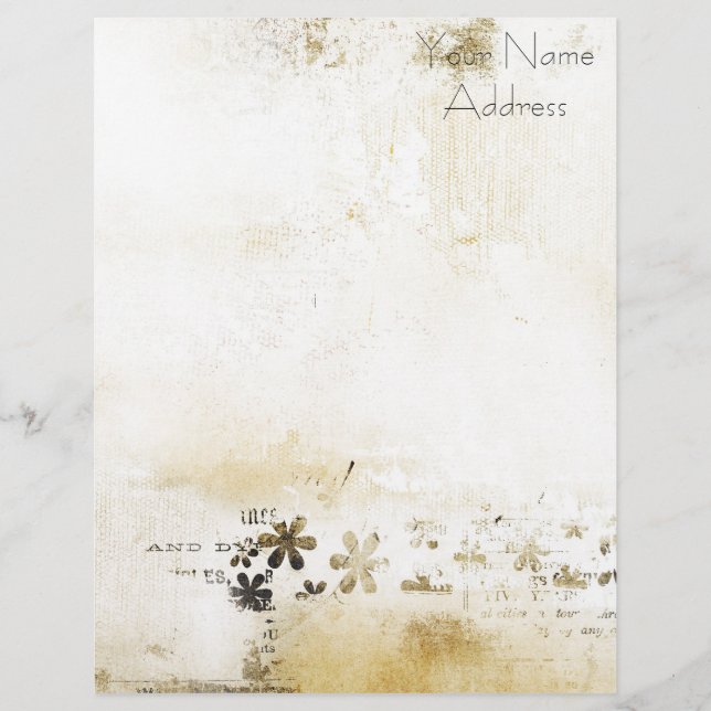 personalised letterhead (Front)