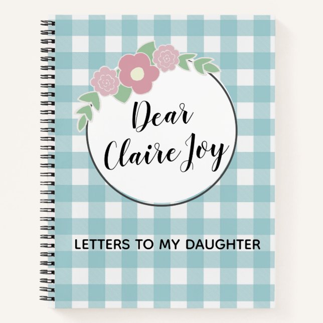 Personalised Letters To My Daughter Journal (Front)