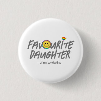 Personalised LGBTQ Favourite Ally  3 Cm Round Badge