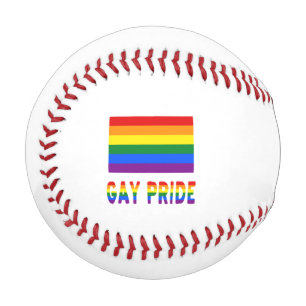 Personalised LGBTQ Rainbow Gay Pride Flag Baseball