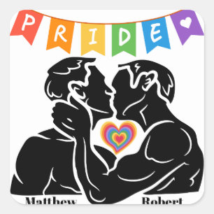 Personalised LGBTQ+ Sticker, Pride Sticker 