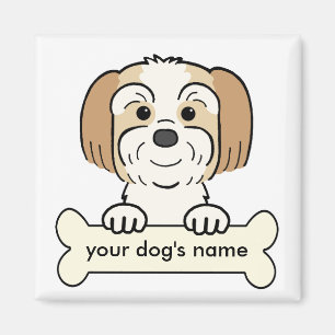 Personalised Lhasa Apso Magnet