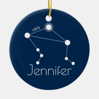 Personalised Libra Constellation Ornament