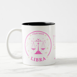 Personalised Libra Zodiac 11 oz Coffee Mug