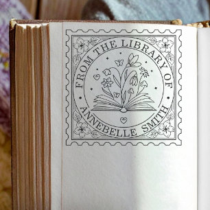 Personalised Library Book Teacher Self-inking Stamp