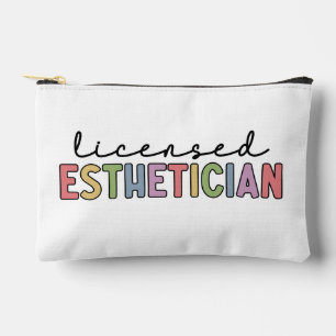 Personalised Licensed Aesthetician Cosmetologist Accessory Pouch