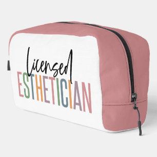 Personalised Licensed Aesthetician Cosmetologist Dopp Kit