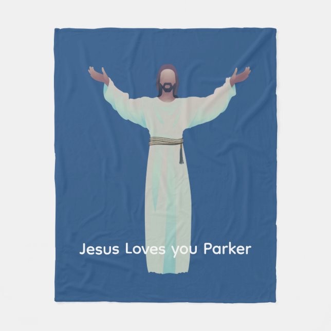 Personalised Lifesize Jesus Blanket - Customise it (Front)