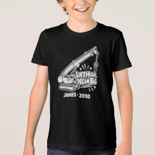Personalised Lift High Dream Big Tri-Blend Shirt