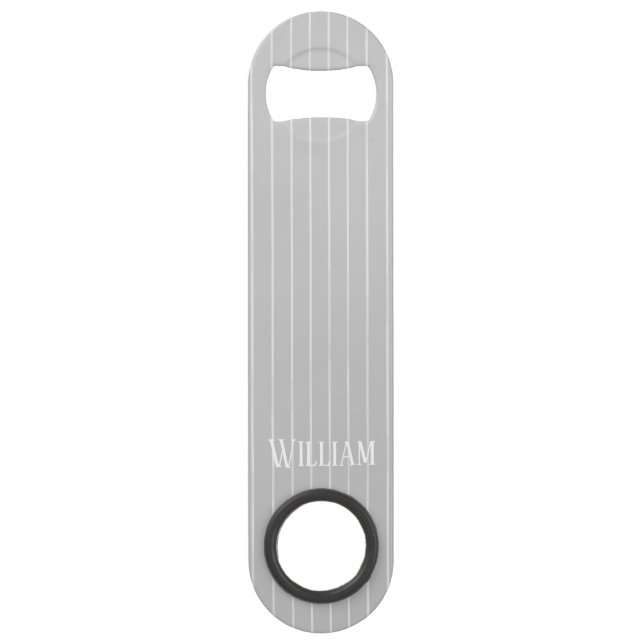 Personalised light grey pinstripes (Front)