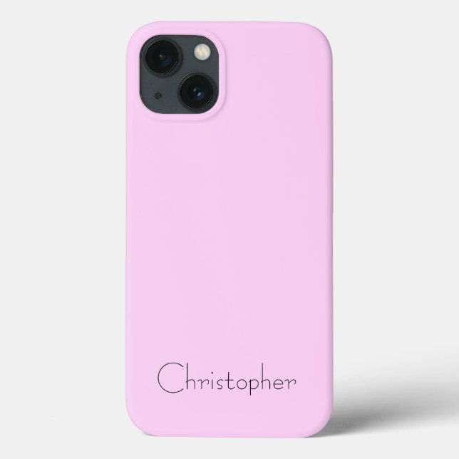 Personalised light pink Radial Texture Case-Mate iPhone Case (Back)