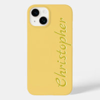 Personalised light yellow Radial Texture 15