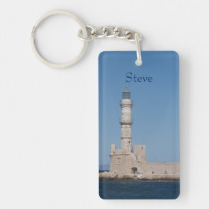 Personalised Lighthouse Key Ring