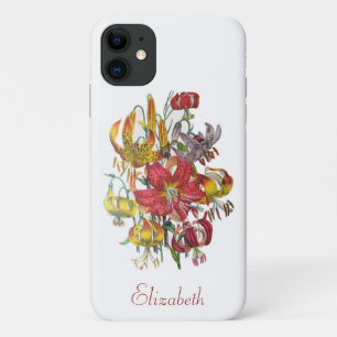 Personalised Lilies iPhone 11 Case
