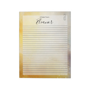 Personalised Lined Notepad