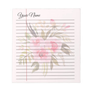 Personalised Lined Notepad