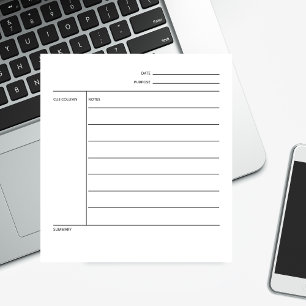 Personalised Lined Page Paper Writing Sheet Taking Notepad