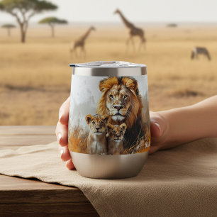 Personalised Lion Cubs Safari Name Gift