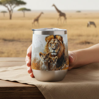 Personalised Lion Cubs Safari Name Gift