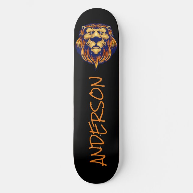 Personalised   Lion King Skateboard (Front)