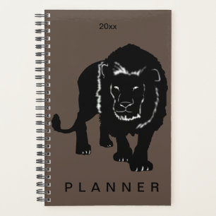 Personalised Lion Planner Custom Colour and Year