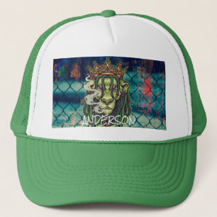 Personalised LION WEED KING Trucker Hat