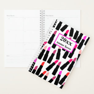 Personalised Lipstick Planner