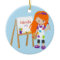 Personalised Little Artist Christmas Ornament