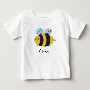 Personalised Little Bee Baby T-Shirt