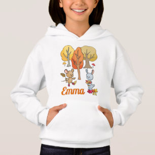 Personalised Little Critters Fall Leaves And Trees