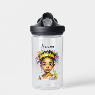 Personalised Little Girl Princess of Colour Water Bottle