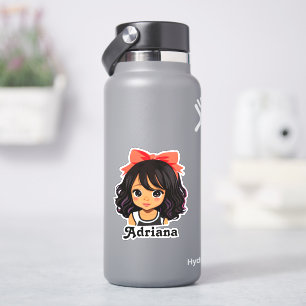 Personalised Little Hispanic Cartoon Girl