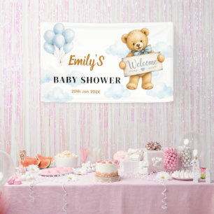 Personalised Little Love Bug Baby Shower Banner