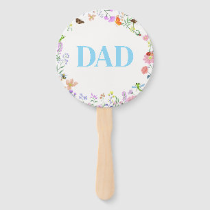 Personalised Little Love Bug Baby Shower Hand Fan 