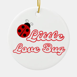 Personalised Little Love Bug Ladybug Tree Ceramic Tree Decoration