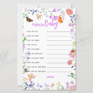 Personalised Little Love Bug Wishes for Baby