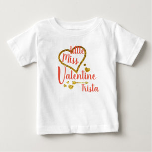 Personalised Little Miss Valentine Shirt