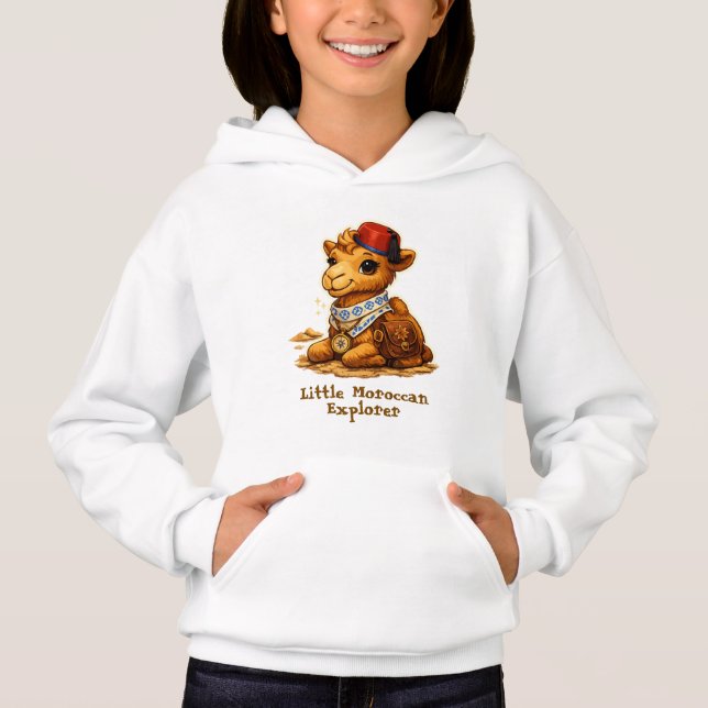 Personalised Little Moroccan Explorer Camel – Cute (Front)