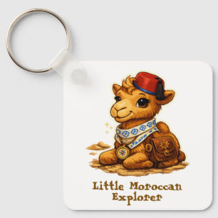 Personalised Little Moroccan Explorer Camel – Cute Key Ring