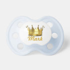 Personalised Little Prince Crown Pacifier