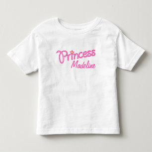 Personalised Little Princess graphic text girls Toddler T-Shirt