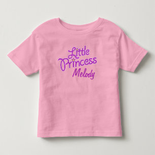 Personalised Little Princess graphic text girls Toddler T-Shirt