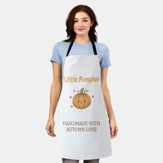 Personalised Little Pumpkin Baby Blanket Apron