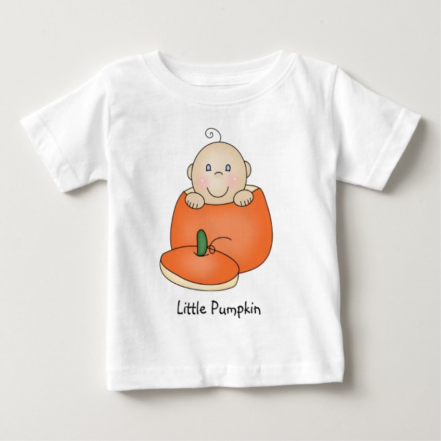 Personalised Little Pumpkin t-shirt (Front)