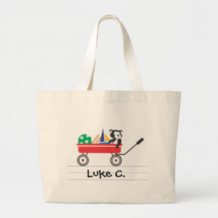 Personalised Little Red Wagon Tote