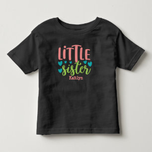 Personalised little Sister Toddler T-Shirt