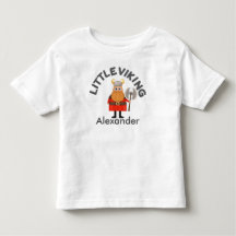 Personalised Little Viking Kids T-Shirt