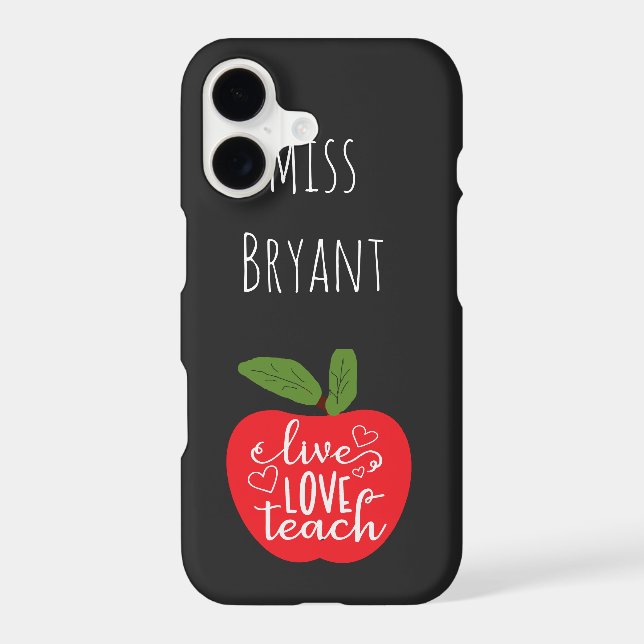 Personalised Live Love Teach (Back)