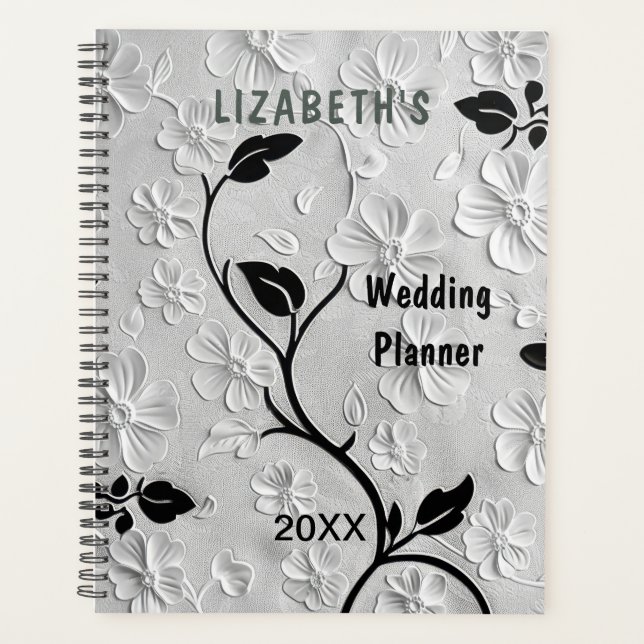 Personalised Lizbeth's Wedding Planner  (Front)