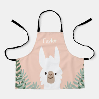 Personalised Llama Kids Apron